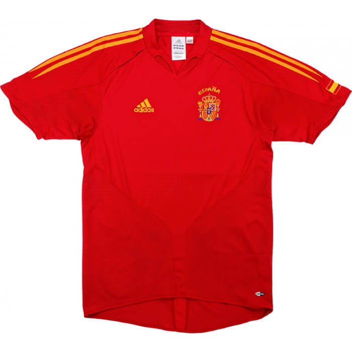 Tailandia Camiseta España Replica Primera Ropa Retro 2004 2006 Rojo